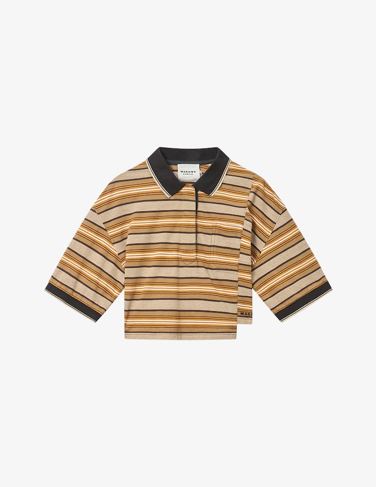 rinascente Isabel Marant Isalyne striped polo-shirt