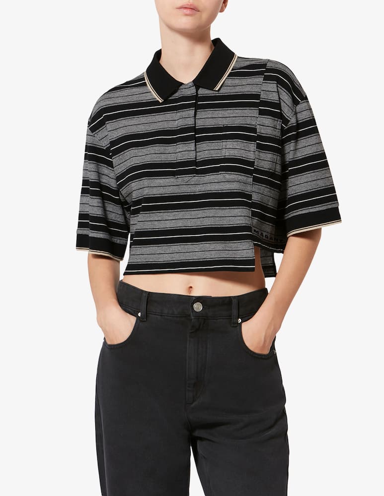 rinascente Isabel Marant Isalyne striped polo-shirt