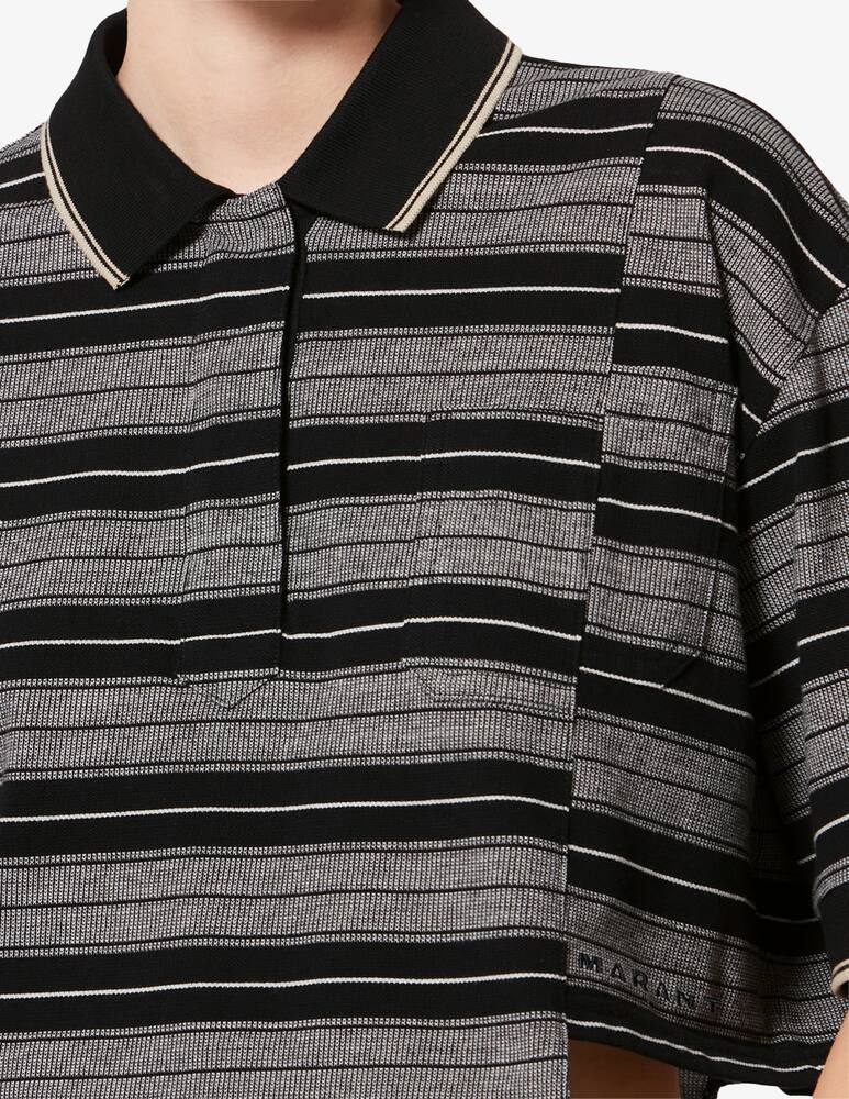 rinascente Isabel Marant Isalyne striped polo-shirt