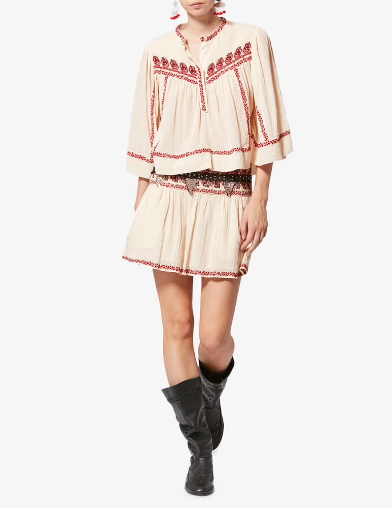 rinascente Isabel Marant Gonna ricamata Picadilia