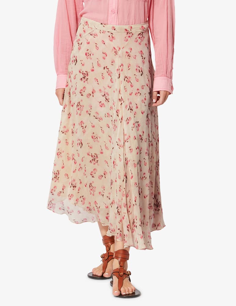 rinascente Isabel Marant Lycia floral midi skirt