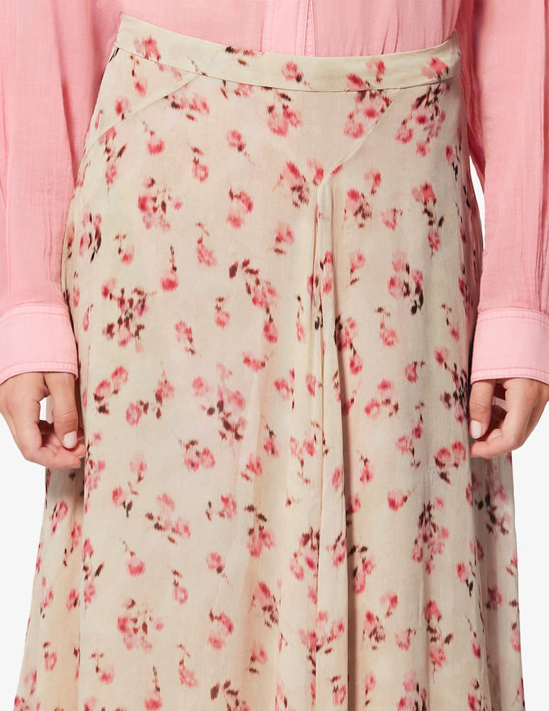 rinascente Isabel Marant Lycia floral midi skirt
