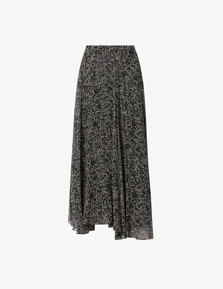 rinascente Isabel Marant Lycia patterned midi skirt