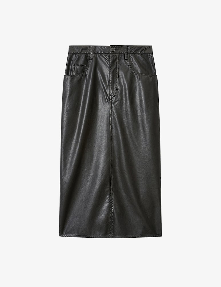 rinascente Isabel Marant Nilauria faux leather skirt