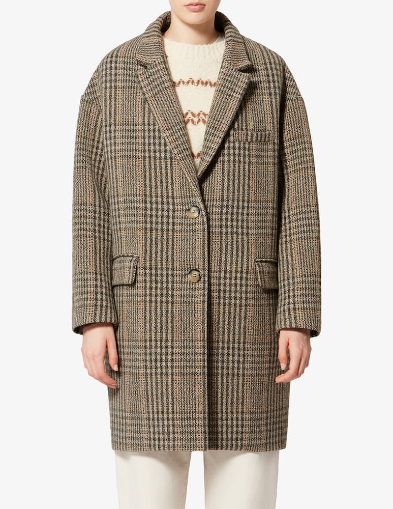 Marant Etoile Cappotto monopetto in lana Limiza - immagine 1 Marant Etoile Cappotto monopetto in lana Limiza - immagine 1