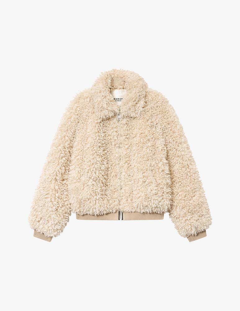 rinascente Isabel Marant Tayma faux fur zip short coat