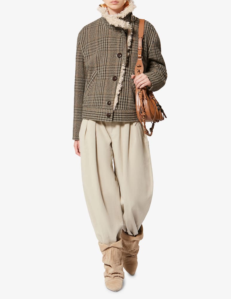 rinascente Isabel Marant Giacca Fadia con collo in finta pelliccia