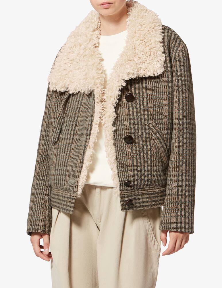 rinascente Isabel Marant Giacca Fadia con collo in finta pelliccia