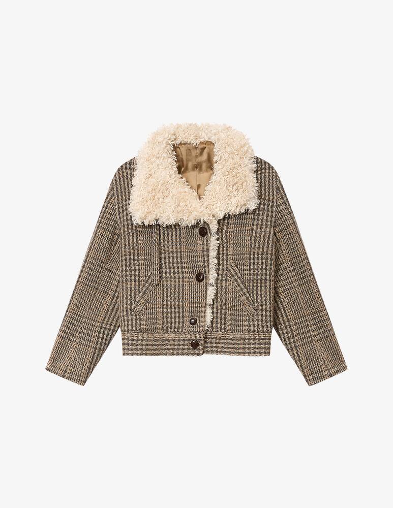 rinascente Isabel Marant Giacca Fadia con collo in finta pelliccia