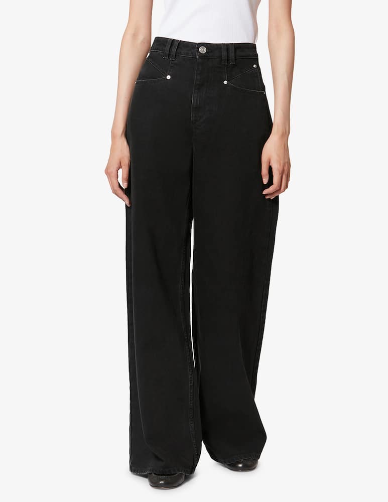 Isabel Marant Jeans a gamba larga Lemony - immagine 1 Isabel Marant Jeans a gamba larga Lemony - immagine 1