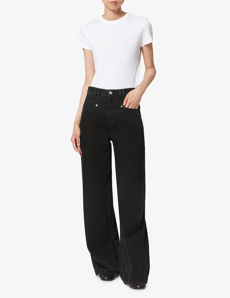 Isabel Marant Jeans a gamba larga Lemony - immagine 2 Isabel Marant Jeans a gamba larga Lemony - immagine 2