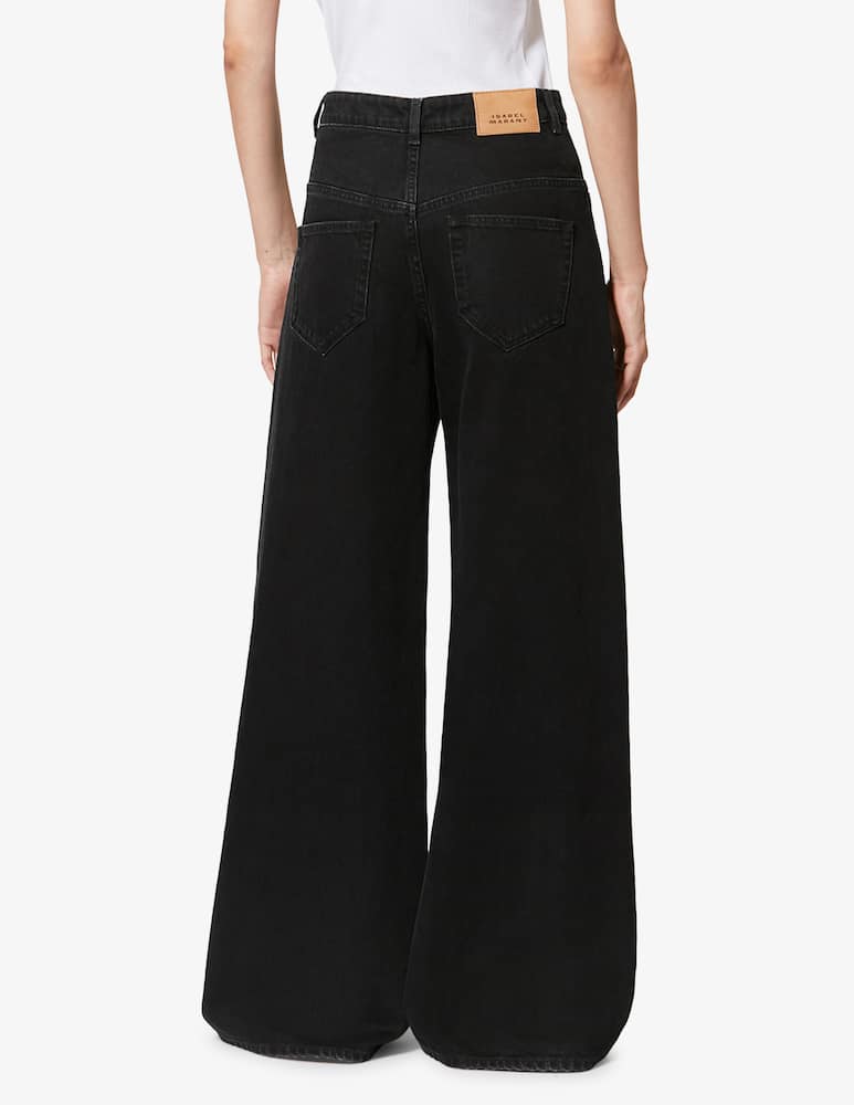 Isabel Marant Jeans a gamba larga Lemony - immagine 3 Isabel Marant Jeans a gamba larga Lemony - immagine 3