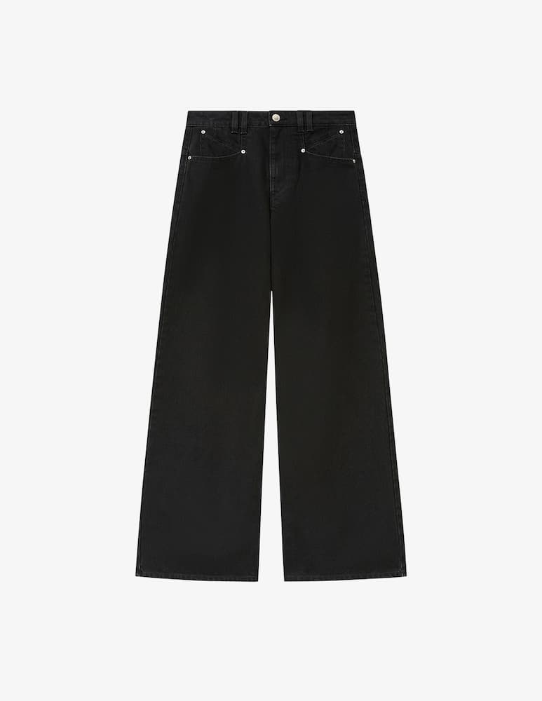 Isabel Marant Jeans a gamba larga Lemony - immagine 5 Isabel Marant Jeans a gamba larga Lemony - immagine 5