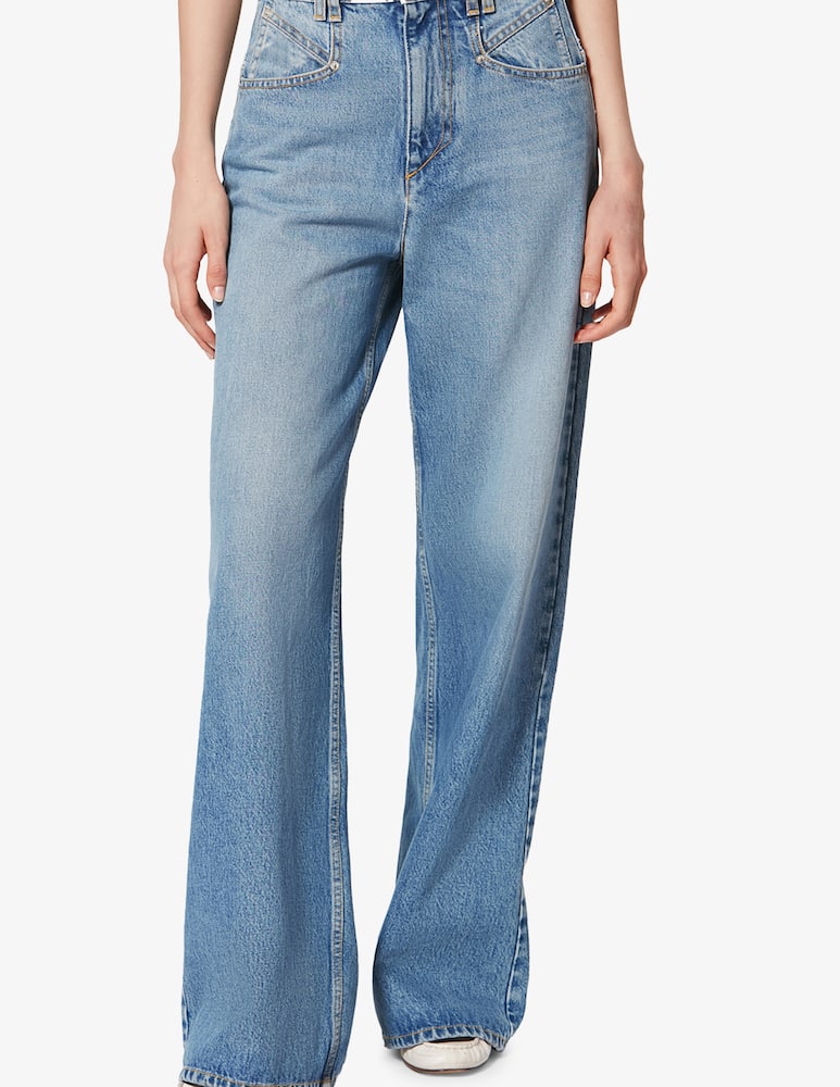 Isabel Marant Lemony wide-leg jeans - picture 1
