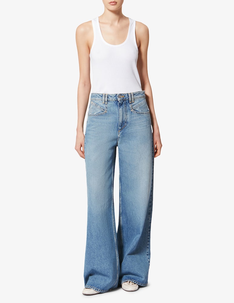 rinascente Isabel Marant Lemony wide-leg jeans