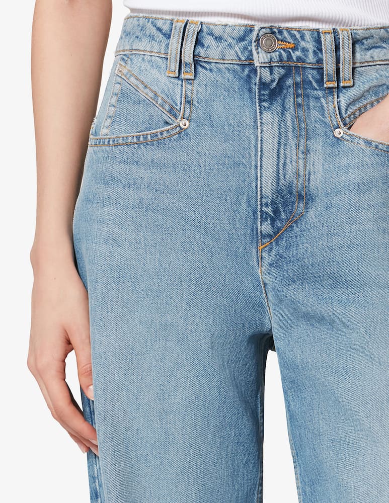 Isabel Marant Lemony wide-leg jeans - picture 4