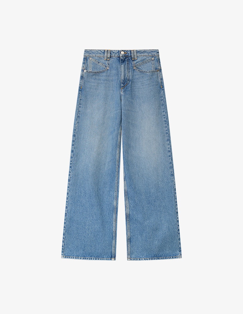 Isabel Marant Lemony wide-leg jeans - picture 5