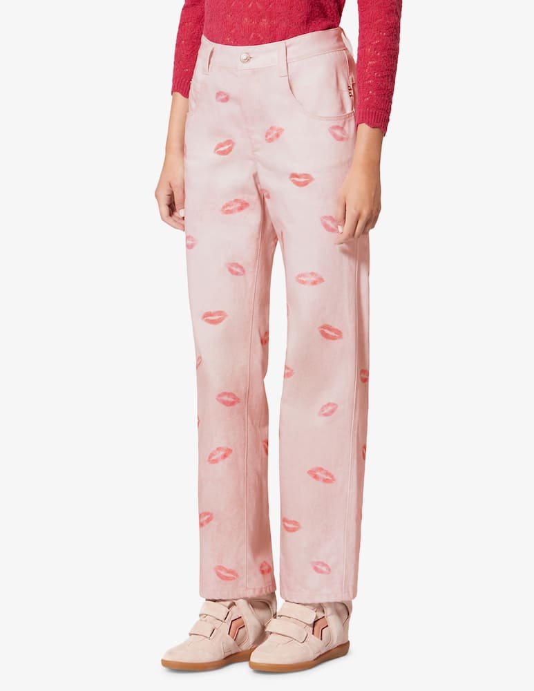 Marant Etoile Brinsa kiss print trousers - picture 1 Marant Etoile Brinsa kiss print trousers - picture 1