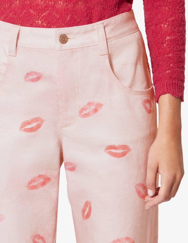 Marant Etoile Brinsa kiss print trousers - picture 4 Marant Etoile Brinsa kiss print trousers - picture 4