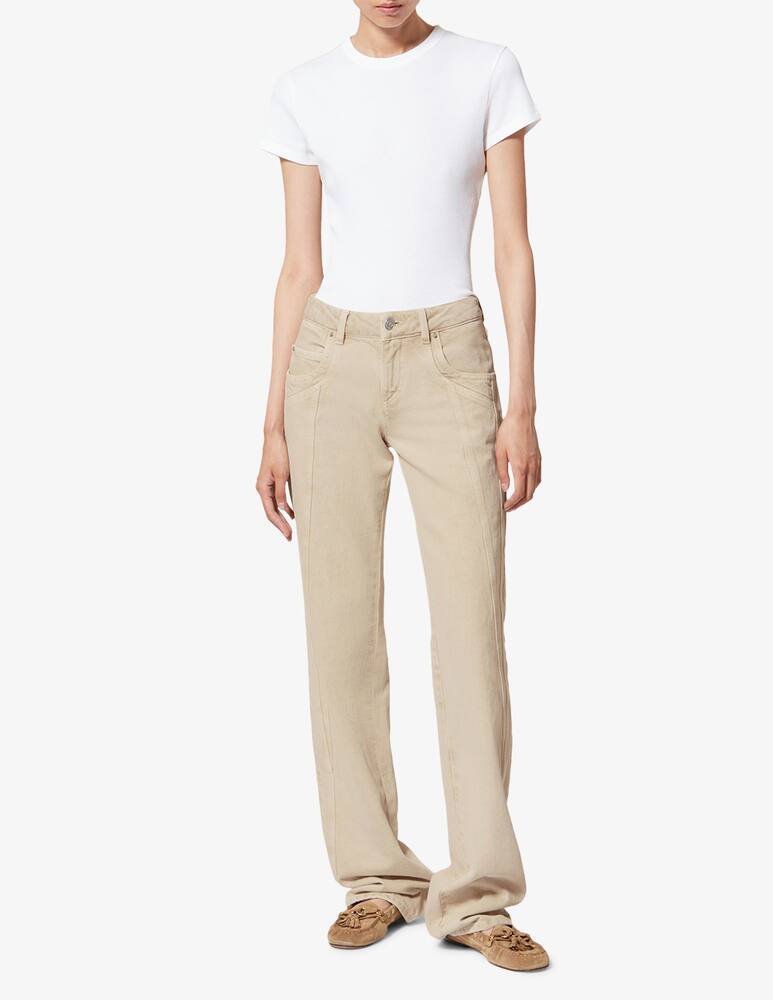 Isabel Marant Jeans a gamba dritta Jaylis - immagine 2 Isabel Marant Jeans a gamba dritta Jaylis - immagine 2