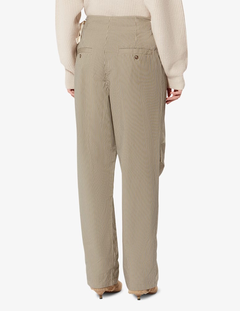 rinascente Isabel Marant Ceryne striped drawstring trousers