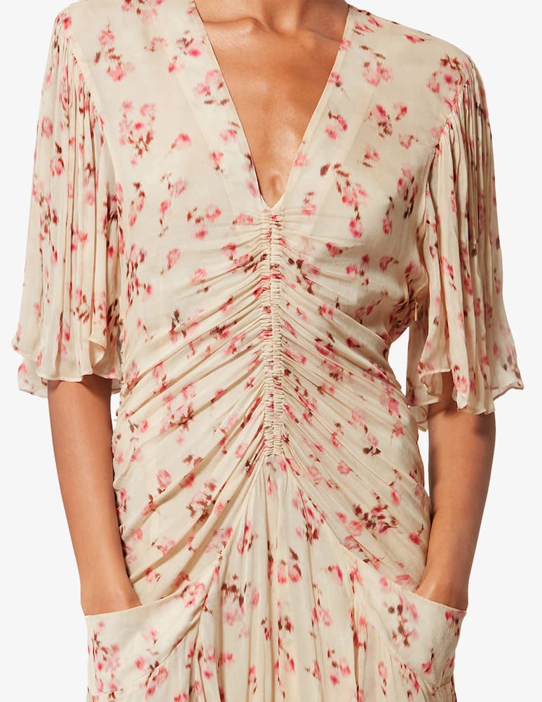 rinascente Isabel Marant Vivienne ruched mini dress