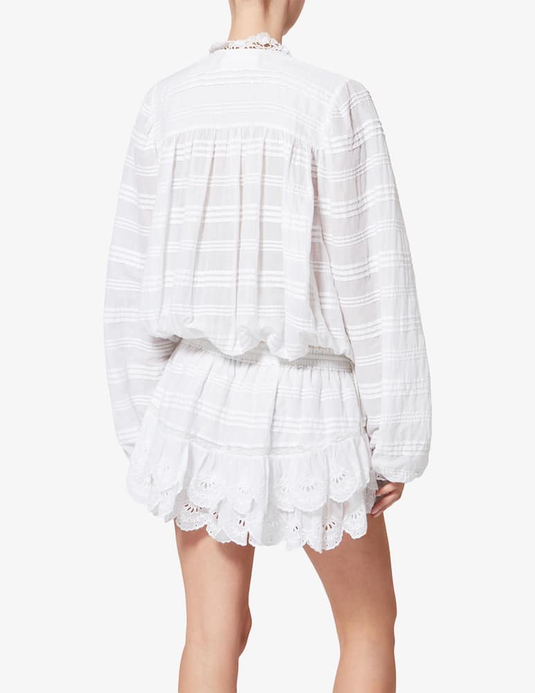 rinascente Isabel Marant Preya broderie mini dress