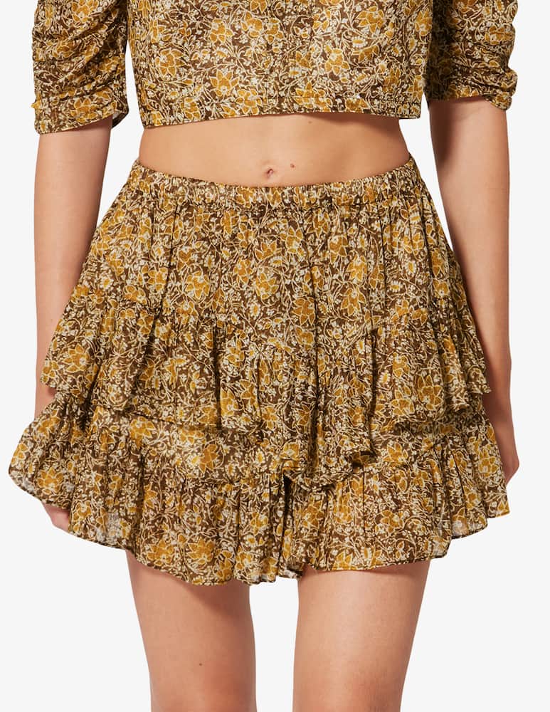 rinascente Isabel Marant Floral ruffle shorts