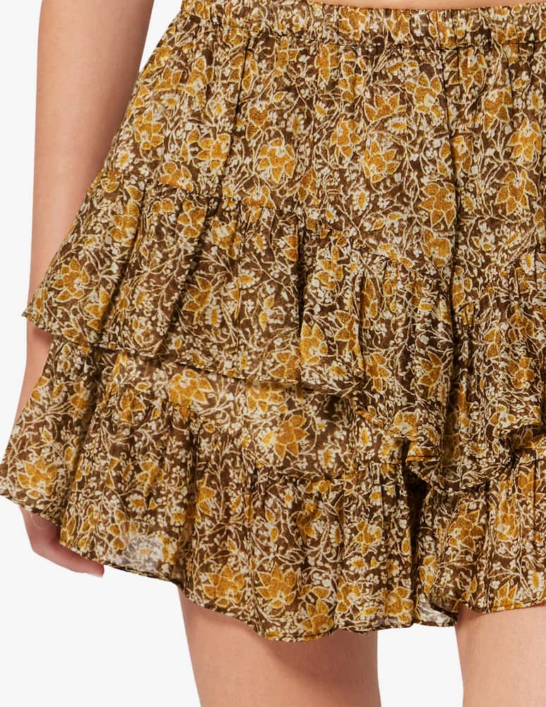 rinascente Isabel Marant Floral ruffle shorts