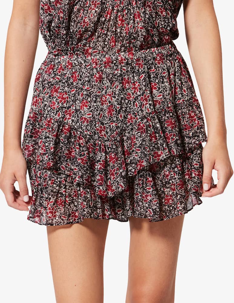 rinascente Isabel Marant Floral ruffle shorts