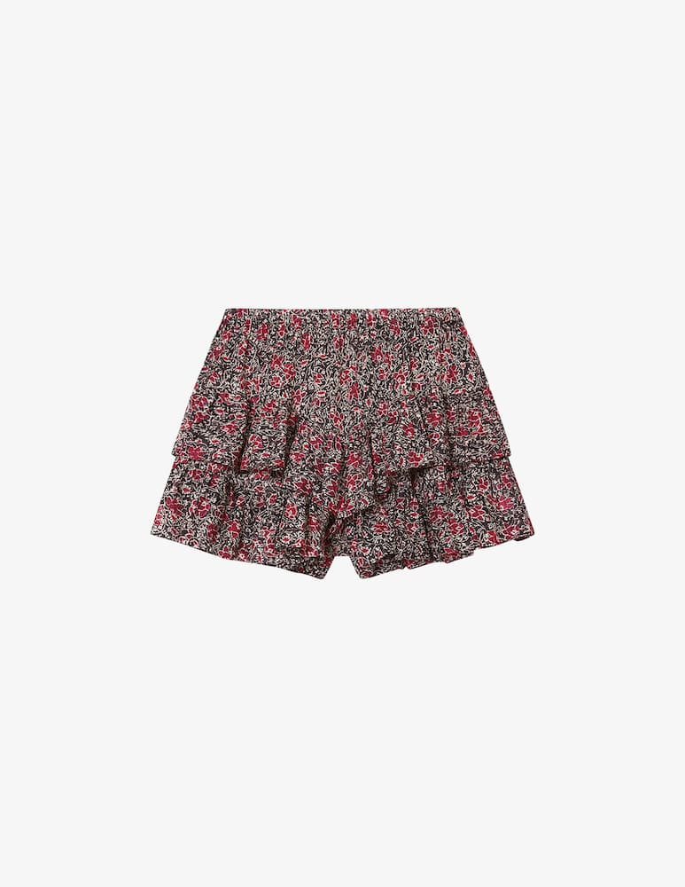 rinascente Isabel Marant Floral ruffle shorts