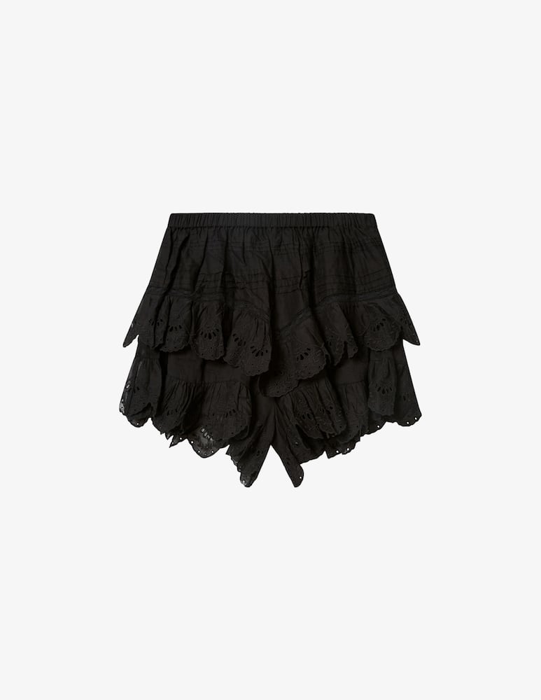 rinascente Isabel Marant Layered broderie shorts