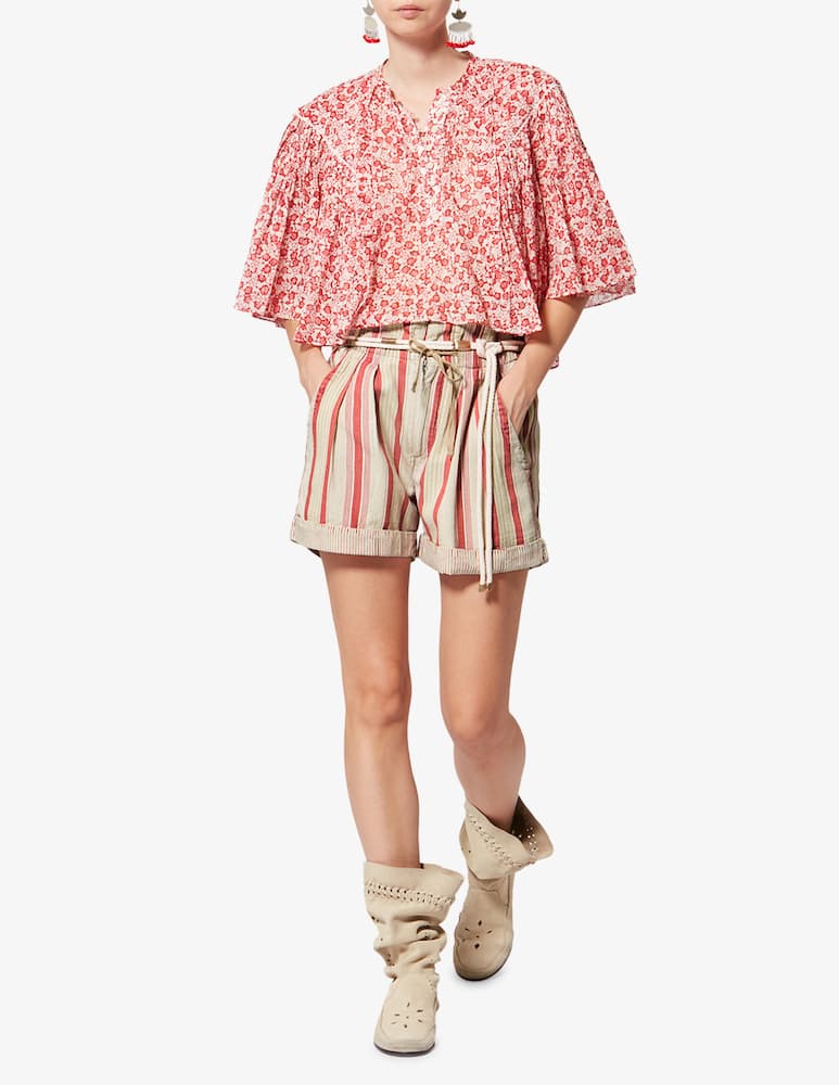 rinascente Isabel Marant Striped shorts Nirma