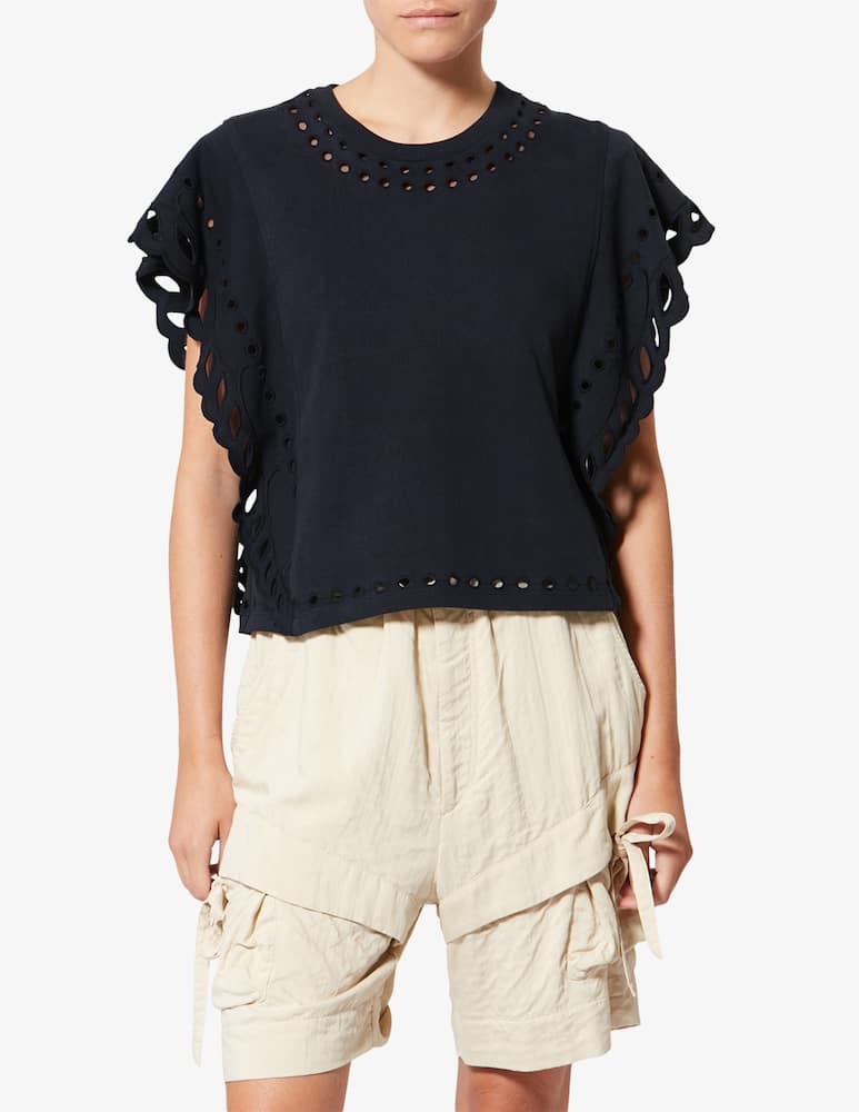 rinascente Isabel Marant Odyle broderie t-shirt