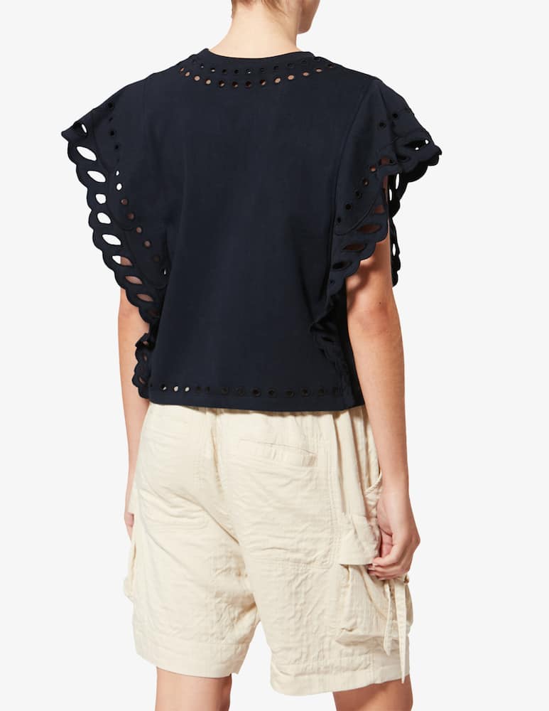 rinascente Isabel Marant Odyle broderie t-shirt