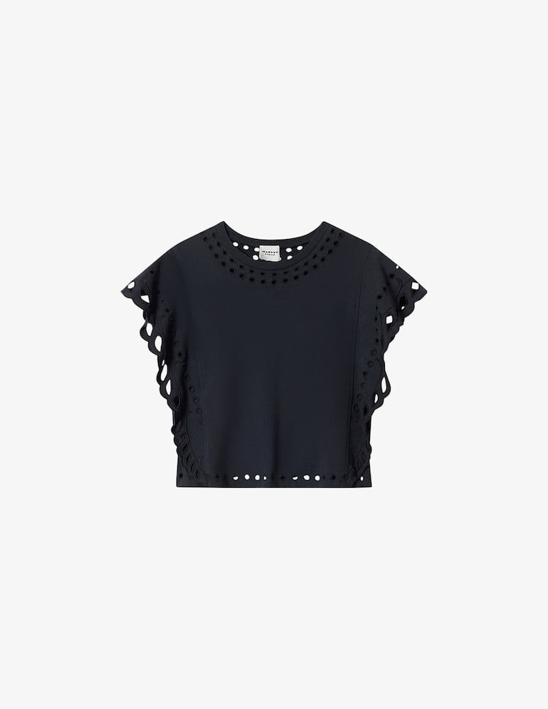 rinascente Isabel Marant Odyle broderie t-shirt