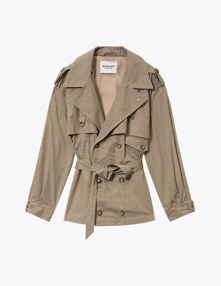 rinascente Isabel Marant Claya short belted trench-coat
