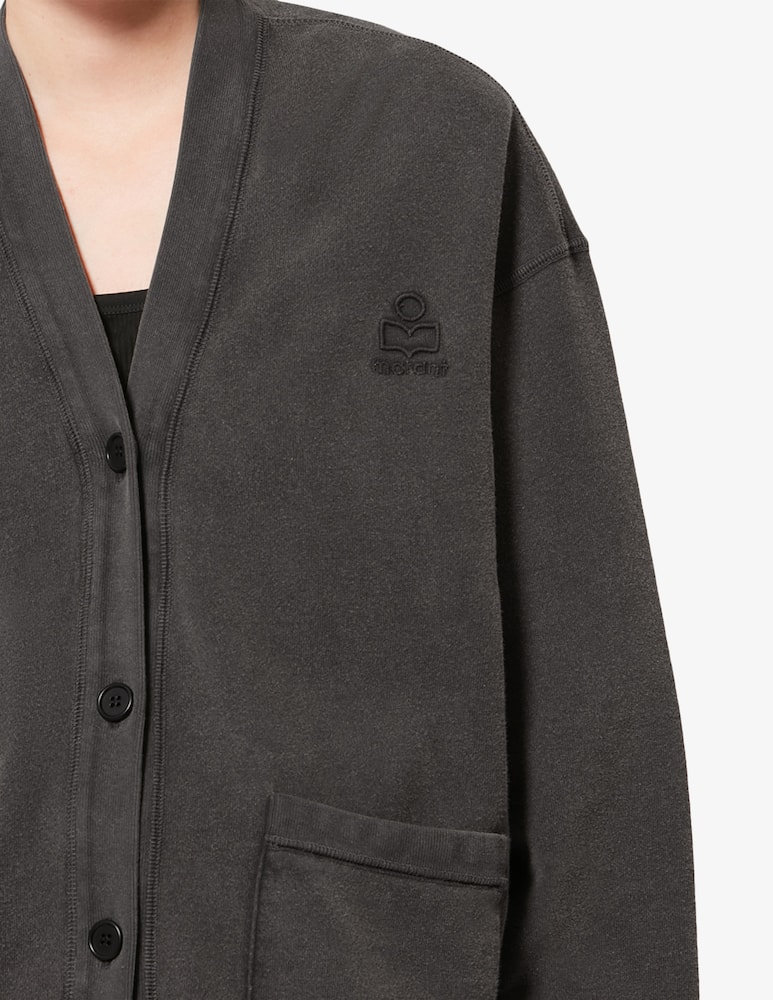 Marant Etoile Stephy fleece cardigan - picture 4