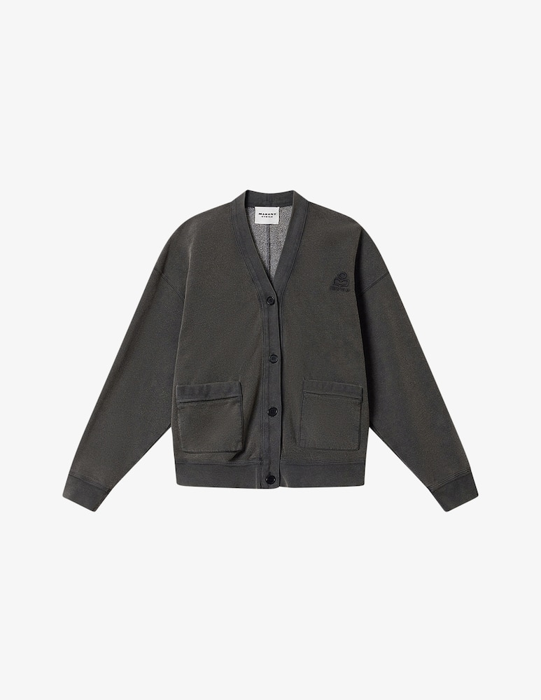 Marant Etoile Stephy fleece cardigan - picture 5