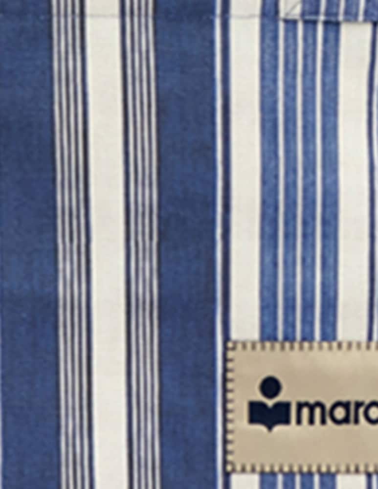 rinascente Isabel Marant Striped zipped shopper bag