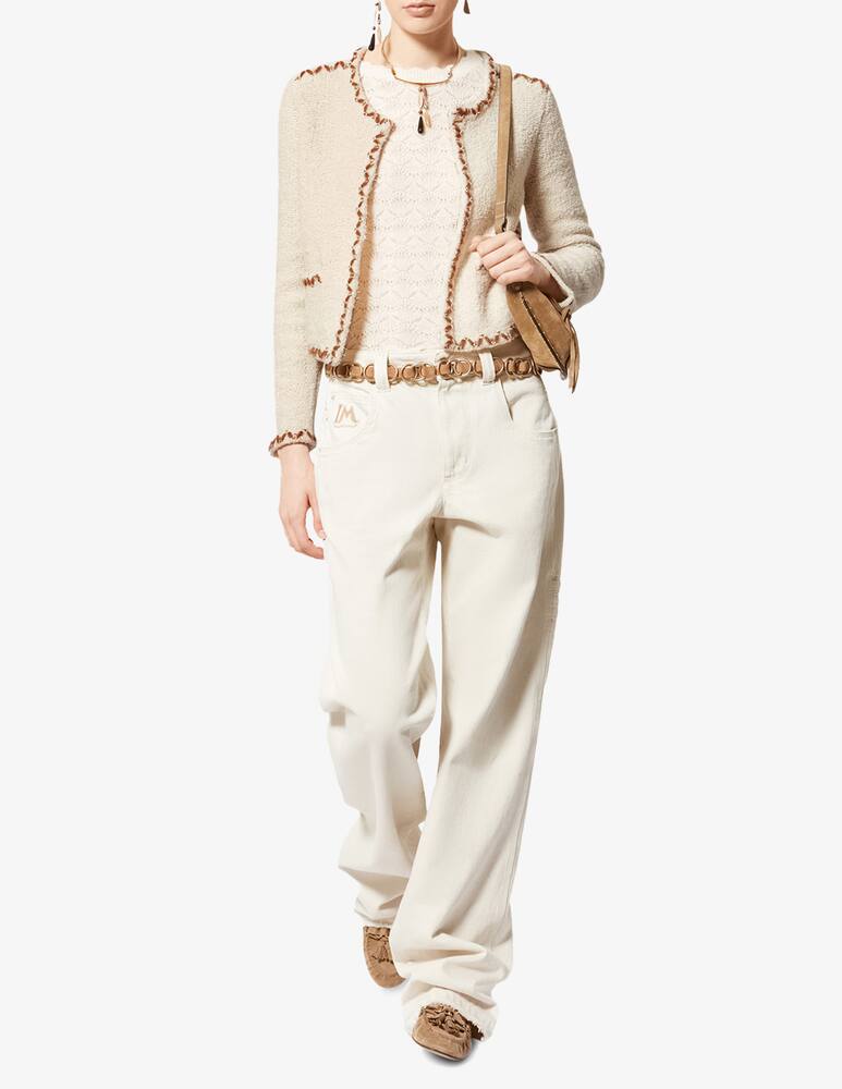 Isabel Marant Rochelle trim knit cardigan - picture 2