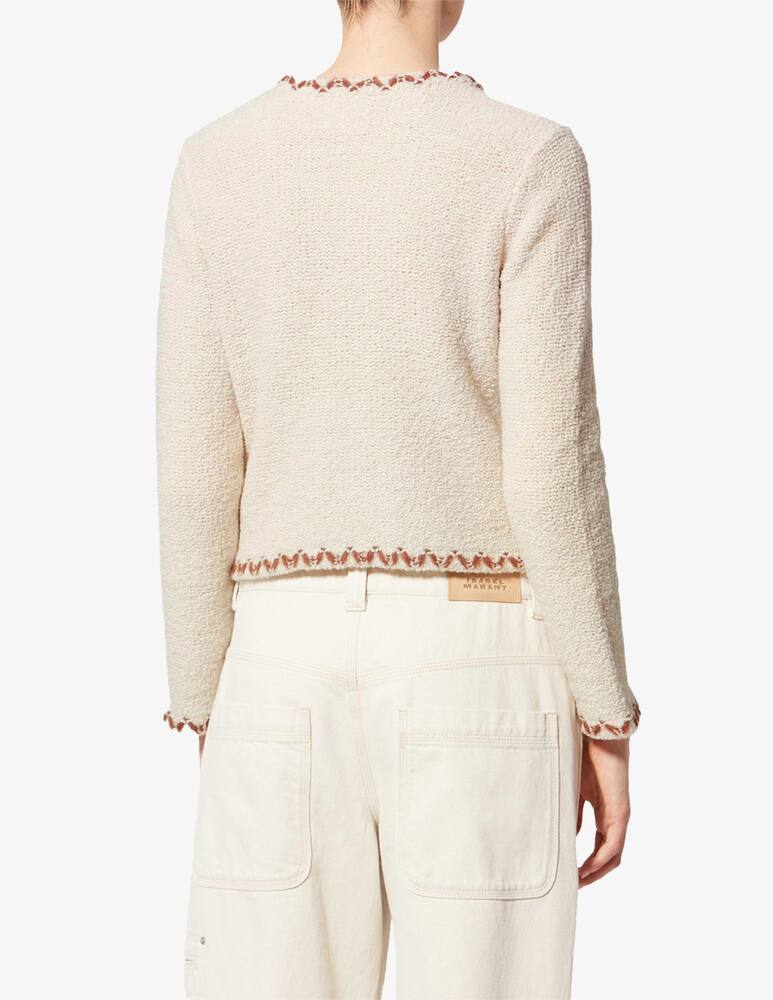 Isabel Marant Rochelle trim knit cardigan - picture 3