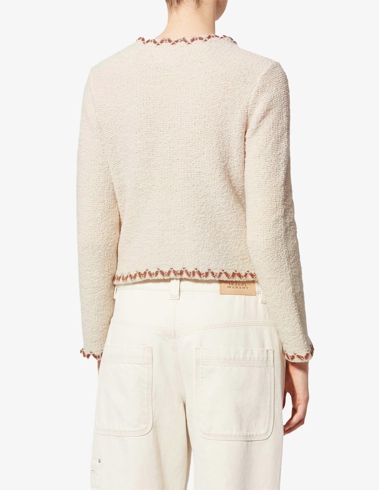 rinascente Isabel Marant Rochelle trim knit cardigan