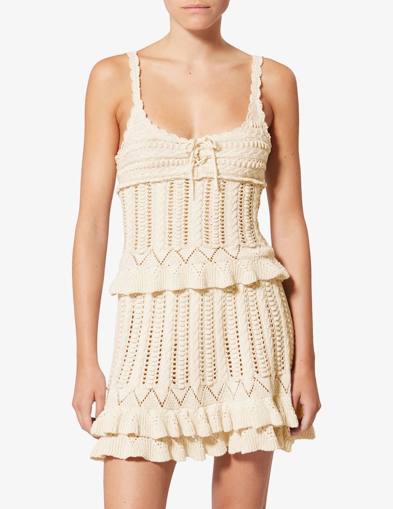 rinascente Marant Etoile Neves knitted peplum top
