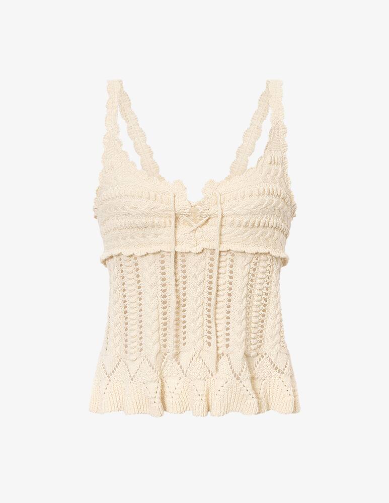 rinascente Marant Etoile Neves knitted peplum top