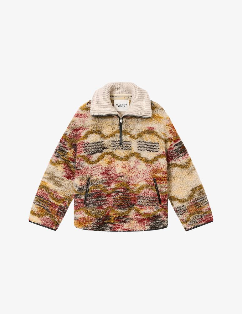 rinascente Isabel Marant Marner patterned fleece coat