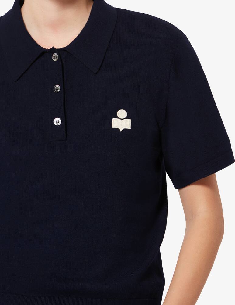 rinascente Isabel Marant Althea knitted polo-shirt