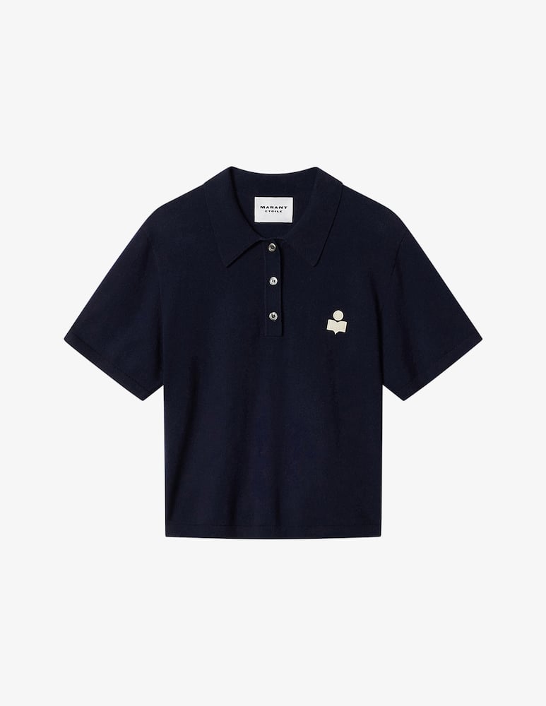 rinascente Isabel Marant Althea knitted polo-shirt