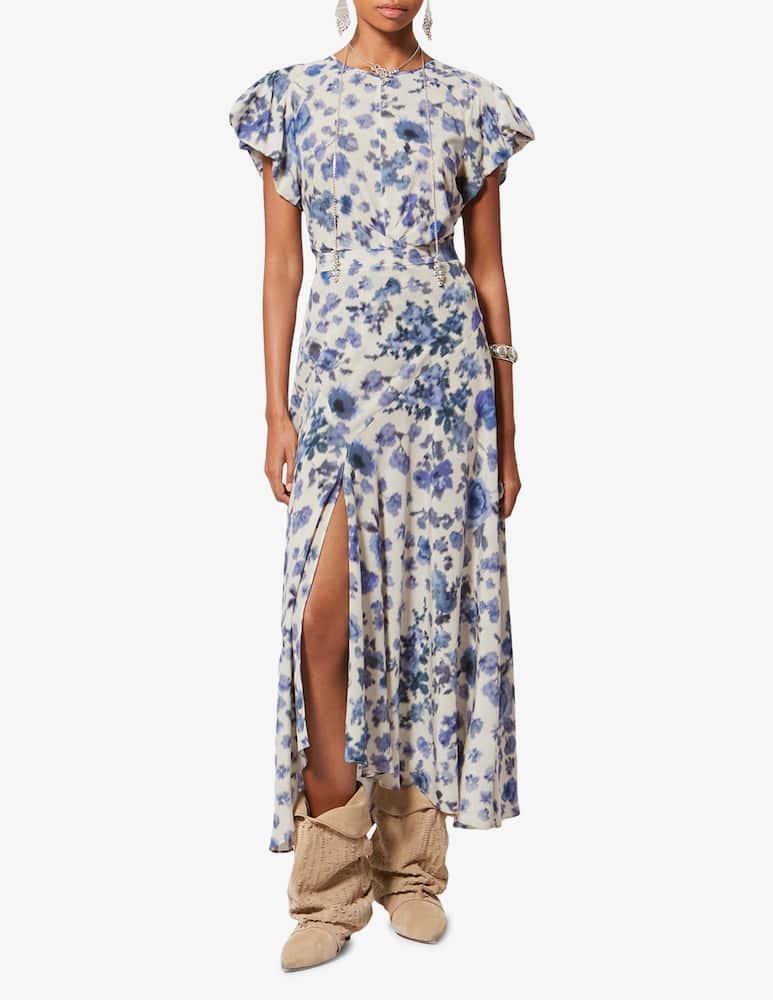 rinascente Isabel Marant Tullya printed short sleeve top