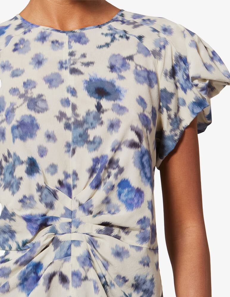 rinascente Isabel Marant Tullya printed short sleeve top